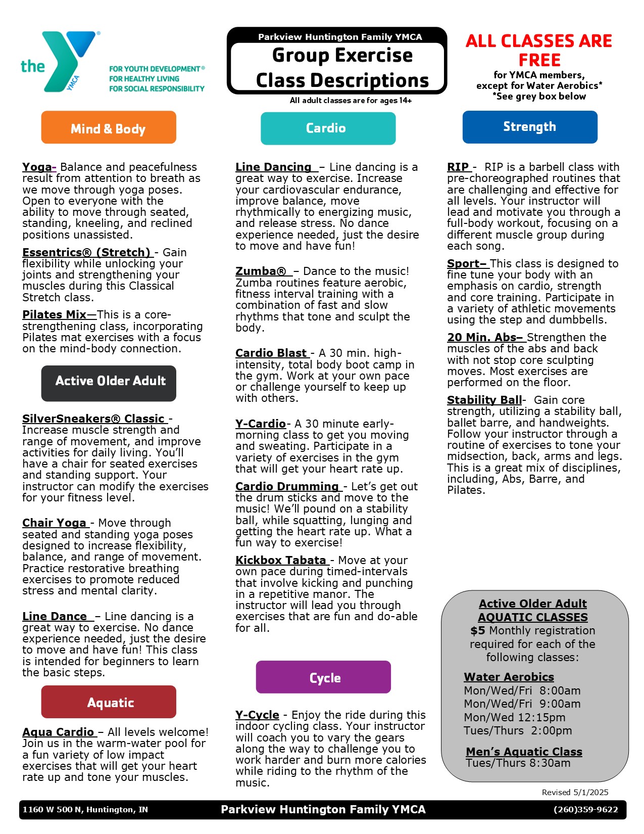 Group Exercise Huntington YMCA group-exercise-huntington-ymca