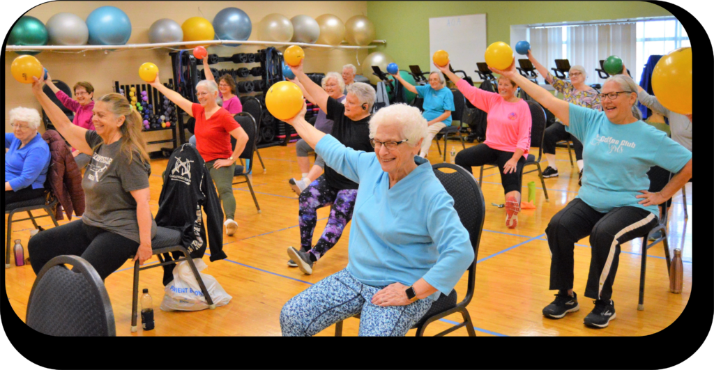 Silver sneakers store chair yoga