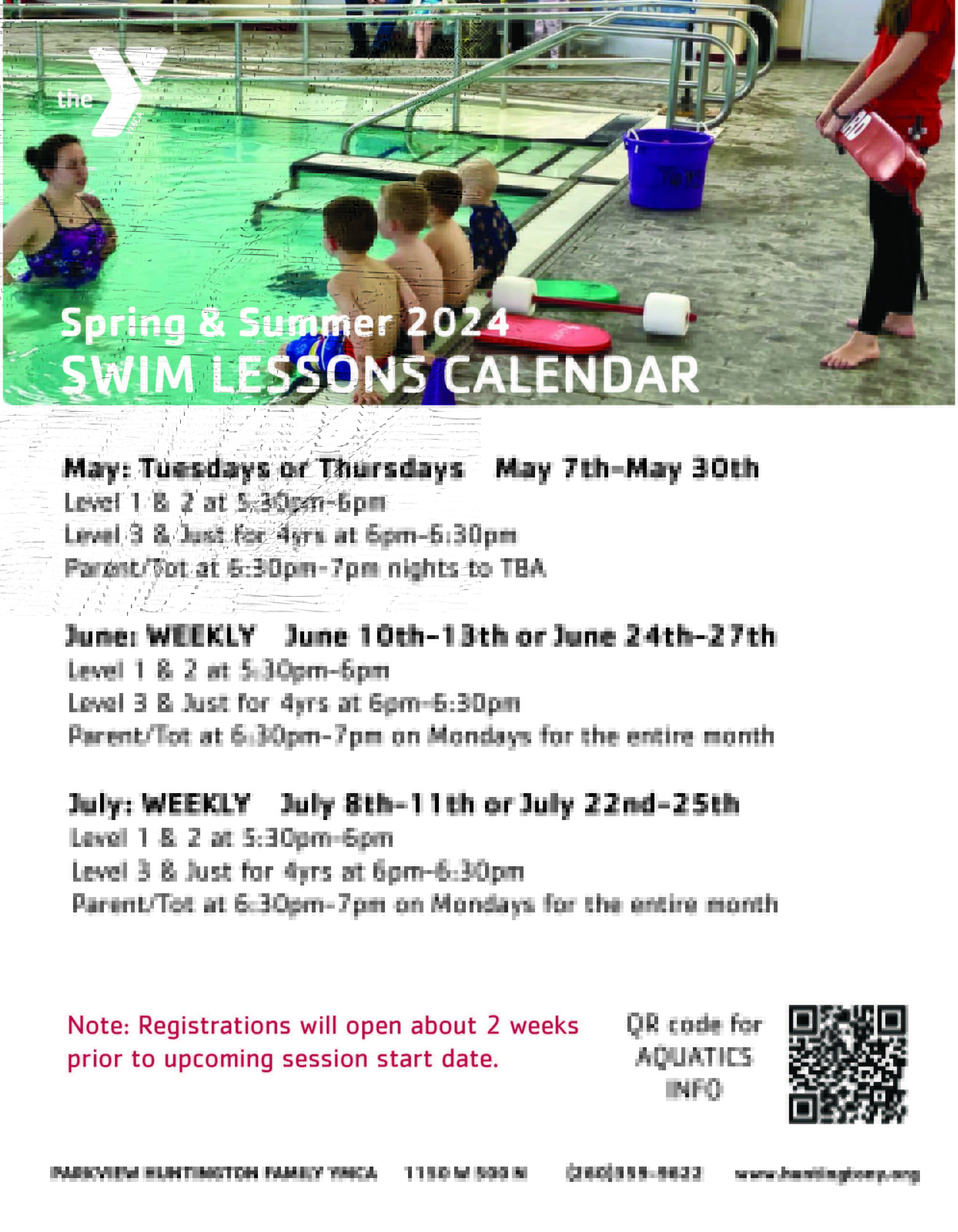 Swim Lessons Huntington YMCA